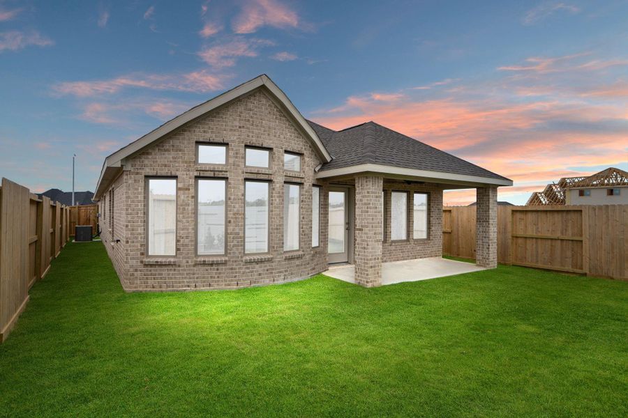 Front exterior of a new home in Jubilee, Hockley, TX, highlighting curb appeal (Image 24).