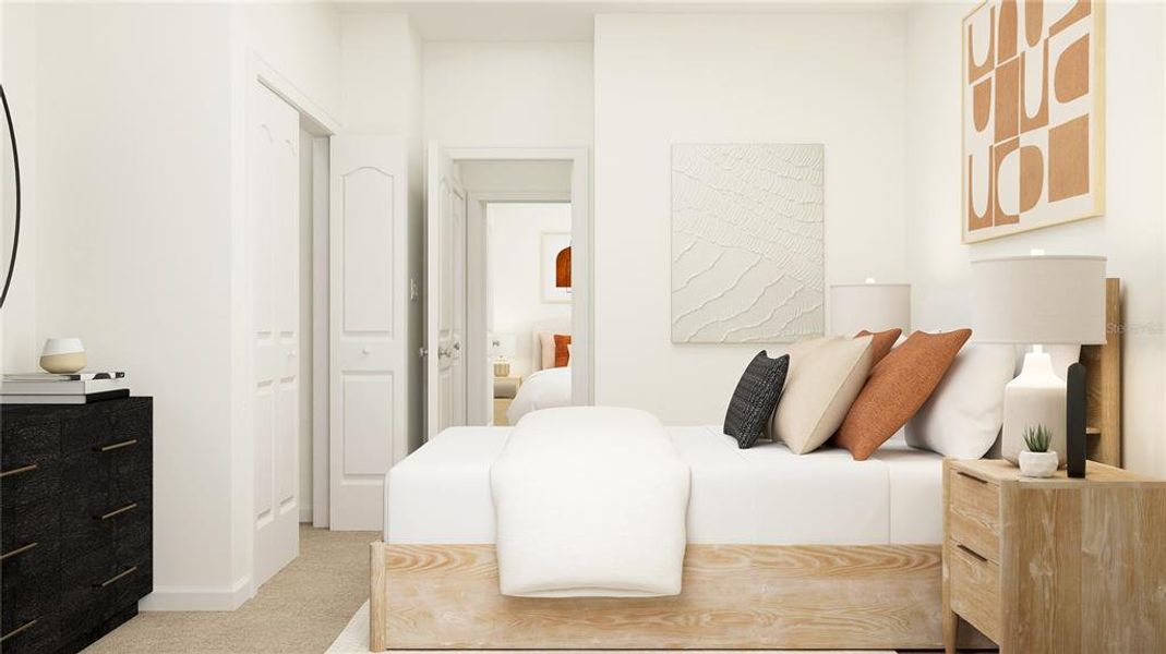 Furnished interior view inside a new home in Millwood, Ocala (Image 15).