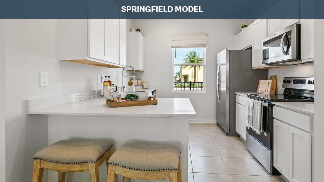 Furnished interior view inside a new home in Stokes Landing, St. Augustine (Image 5).