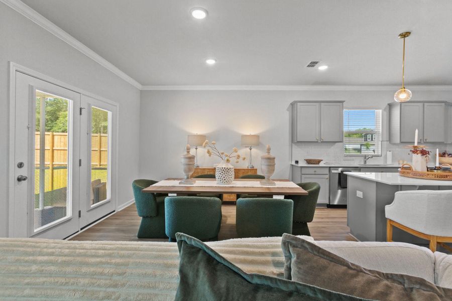 Furnished interior view inside a new home in , Summerville (Image 31). Furnished interior view inside a new home in , Summerville (Image 31).