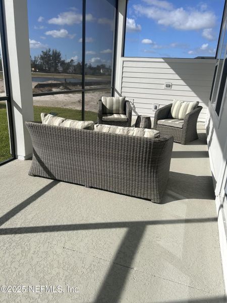 Exterior details and patio area of a home in Seven Pines, Jacksonville (Image 1). Exterior details and patio area of a home in Seven Pines, Jacksonville (Image 1).