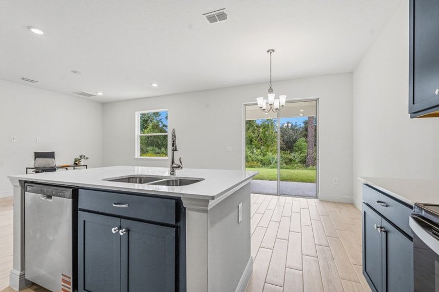 Furnished interior view inside a new home in Huntington Park, Titusville (Image 7).