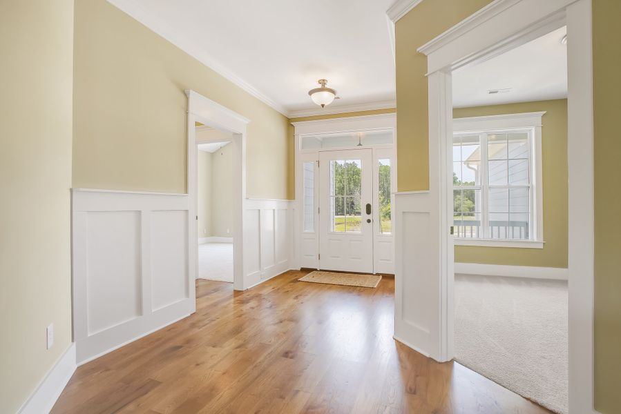 Representative unfurnished interior of a home built from the Ansley by Bill Clark Homes in Sidbury Landing, Wilmington (Image 21).