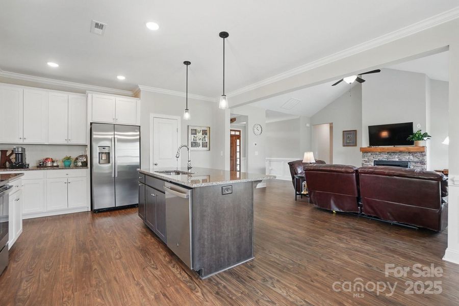 Furnished interior view inside a new home in , Monroe (Image 8).