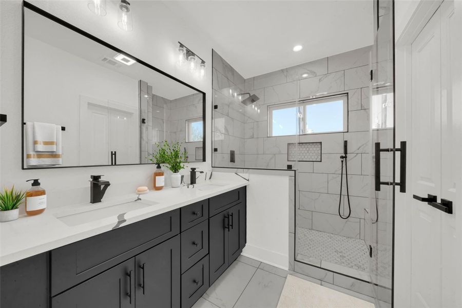 Furnished interior view inside a new home in , Houston (Image 8). Furnished interior view inside a new home in , Houston (Image 8).