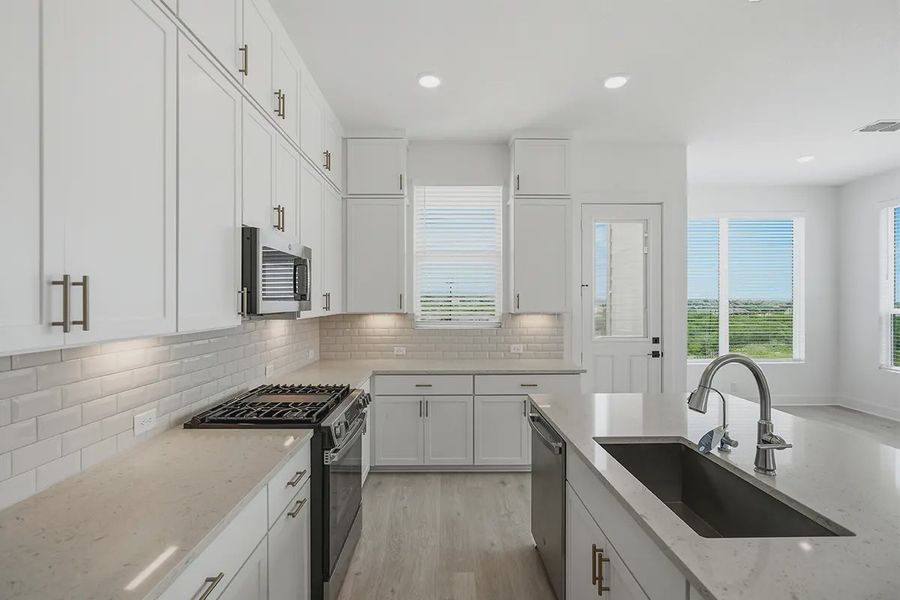 Furnished interior view inside a new home in Prominence Urban, San Antonio (Image 8).