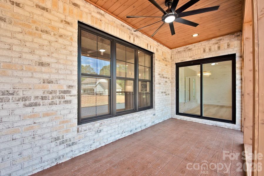 Exterior details and patio area of a home in , China Grove (Image 29).