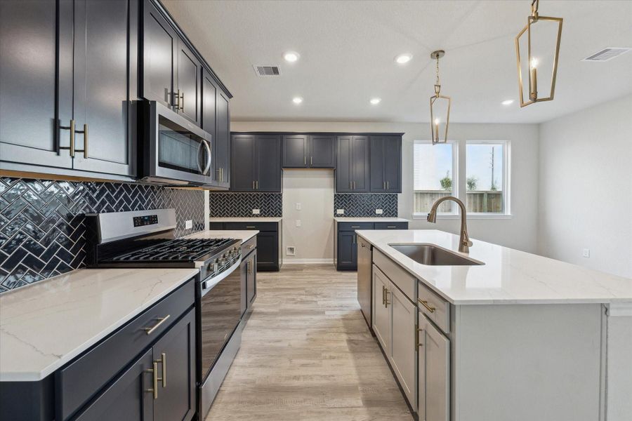 Furnished interior view inside a new home in , Katy (Image 6).