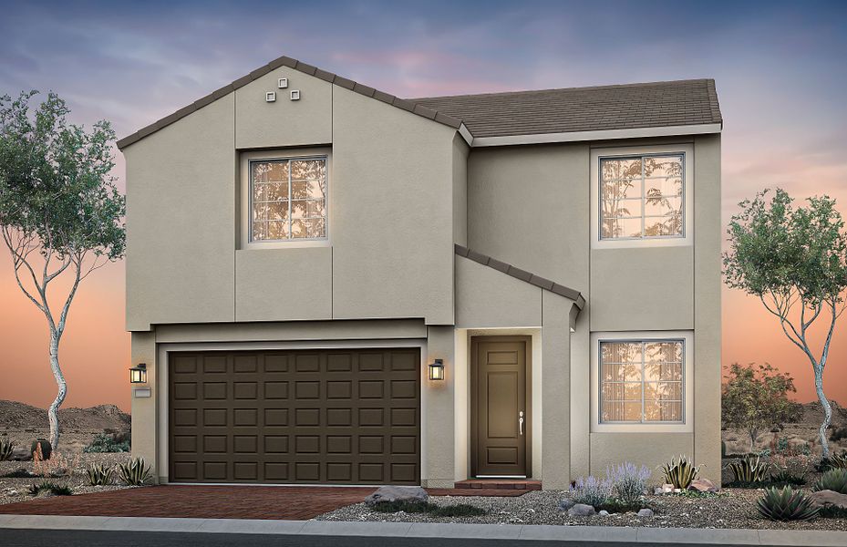 Representative exterior photo of a completed home built from the Firwood by Pulte Homes in Upper Canyon, Phoenix, AZ (Image 2). Representative exterior photo of a completed home built from the Firwood by Pulte Homes in Upper Canyon, Phoenix, AZ (Image 2).