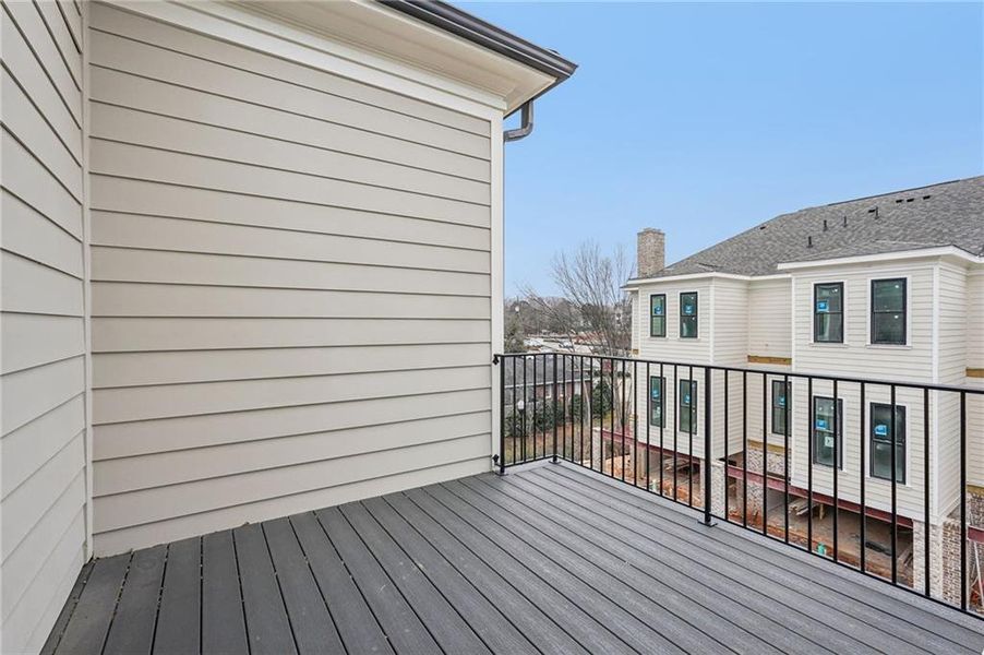 Exterior details and patio area of a home in Byers Park, Alpharetta (Image 32).