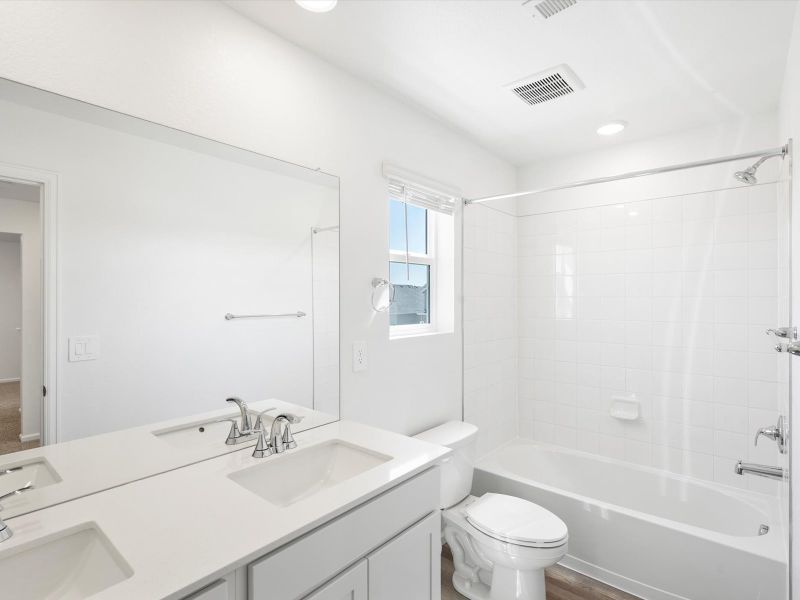 Furnished interior view inside a new home in Revere at Johnstown, Johnstown (Image 6).