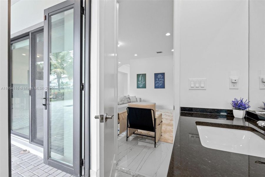 Furnished interior view inside a new home in , Boca Raton (Image 37).