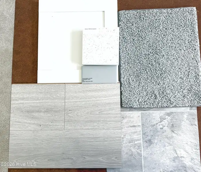 Sample of building materials used in homes in Wood Creek Landing, Leland (Image 4).