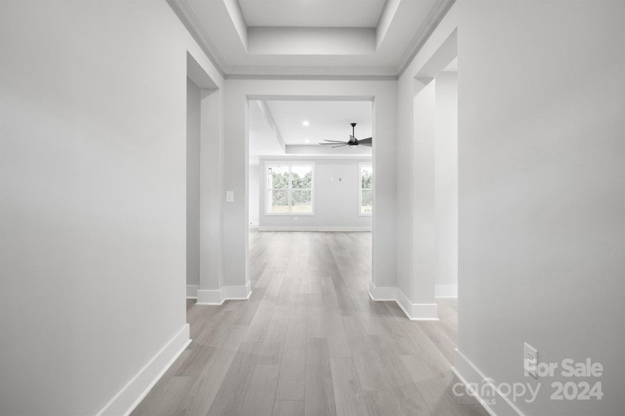 Foyer entrance. This is a nice size coat closet to the right as soon as you come in.