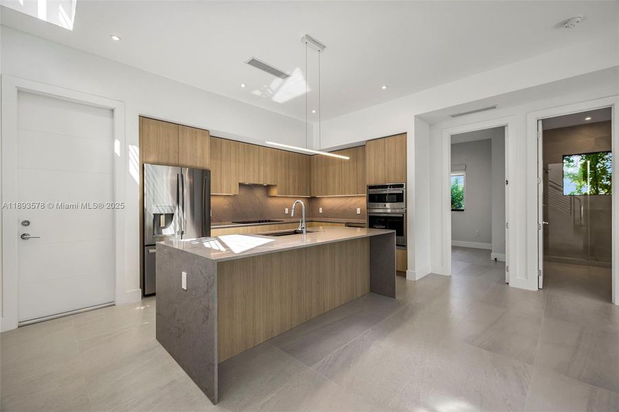 Furnished interior view inside a new home in , Miami (Image 14).