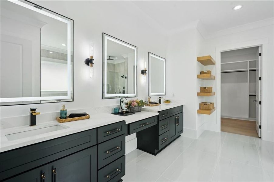 Furnished interior view inside a new home in , Braselton (Image 13). Furnished interior view inside a new home in , Braselton (Image 13).