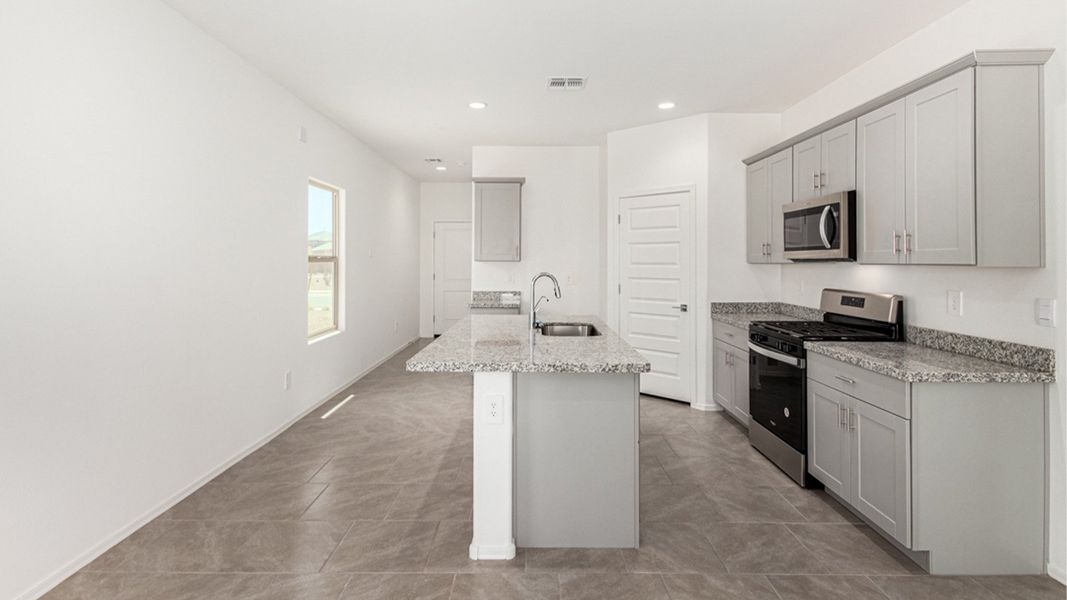 Representative furnished interior of a home built from the Amber by D.R. Horton in Hanson Ridge, Vail (Image 6).