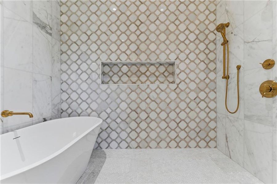 Furnished interior view inside a new home in , Atlanta (Image 34).