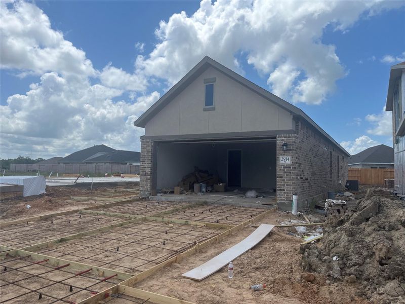 In-progress construction of a new home in Creekhaven, Rosharon, TX (Image 13).