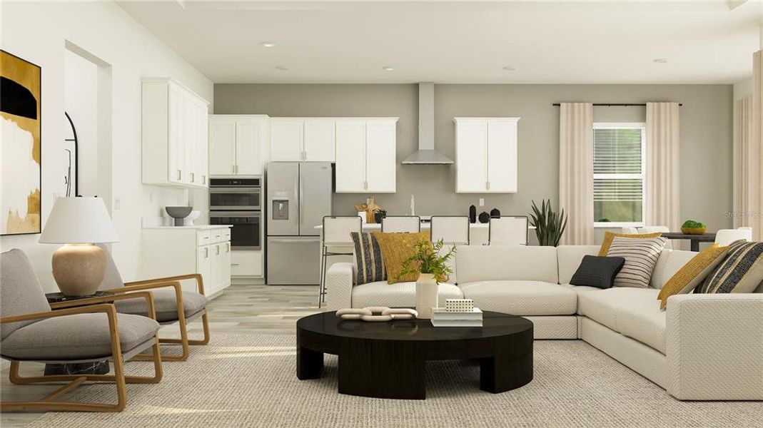 Furnished interior view inside a new home in Two Rivers, Zephyrhills (Image 8). Furnished interior view inside a new home in Two Rivers, Zephyrhills (Image 8).