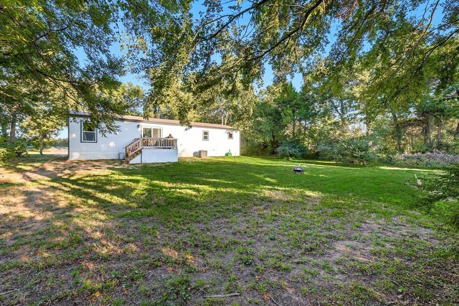 View of grassy yard View of grassy yard
