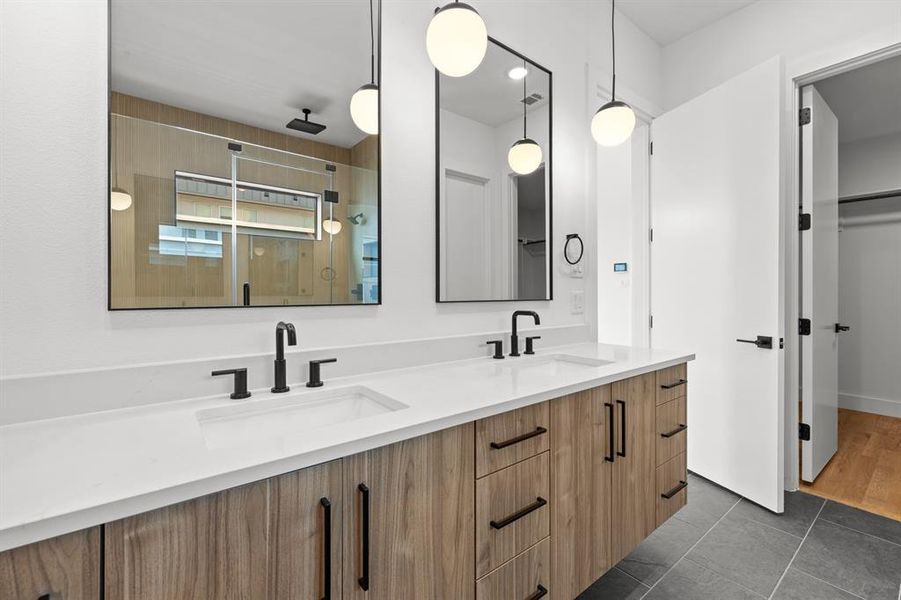 Furnished interior view inside a new home in , Dallas (Image 11). Furnished interior view inside a new home in , Dallas (Image 11).