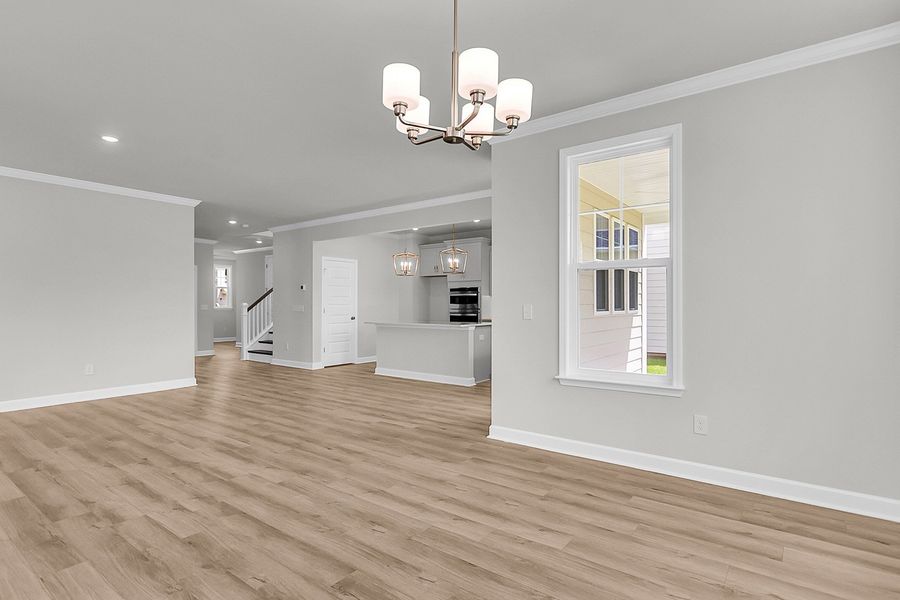 Spacious, unfurnished interior of a new home in Pineland Preserve, Summerville (Image 29).