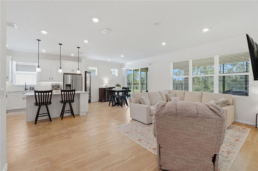 Furnished interior view inside a new home in , St. Cloud (Image 6).