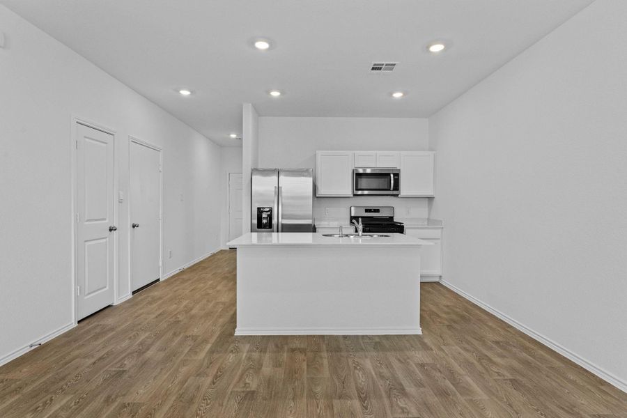 Furnished interior view inside a new home in Wayside, Uhland (Image 7).