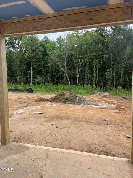 Screened in porch view