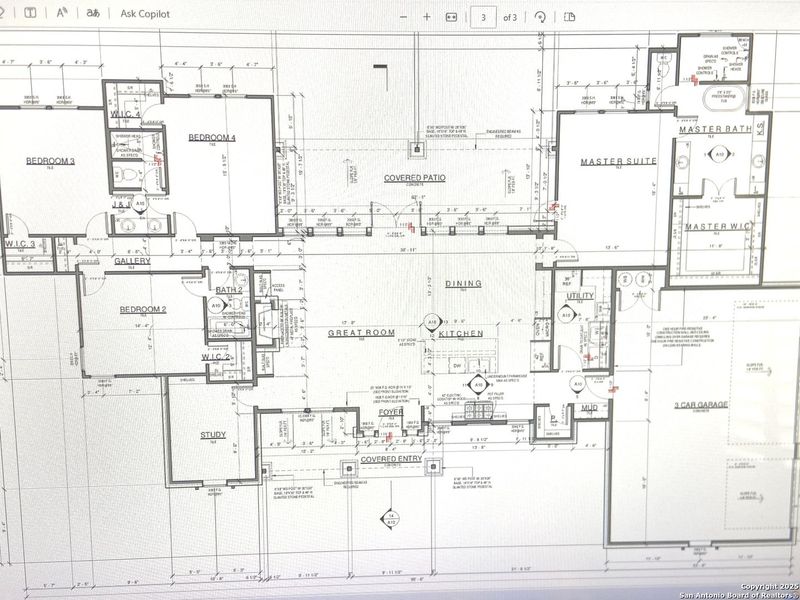 2D floor plan layout of this home in , La Vernia, TX (Image 3).