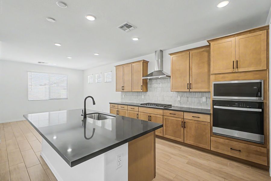 Furnished interior view inside a new home in Las Ventanas - RV Collection, Goodyear (Image 3).