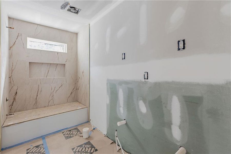 In-progress construction of a new home in , Peachtree Corners, GA (Image 6).