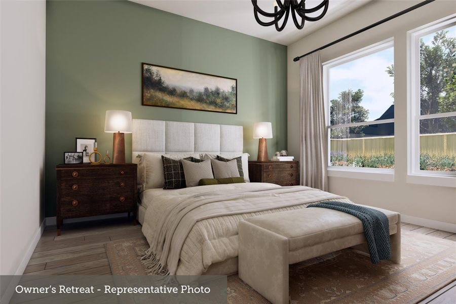 Furnished interior view inside a new home in , Texas City (Image 9).