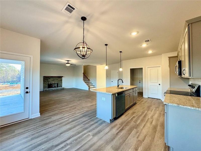 Furnished interior view inside a new home in , Lula (Image 7).