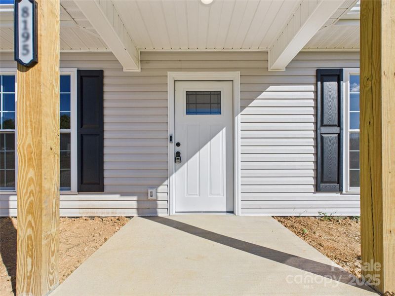 Exterior details and patio area of a home in , Connelly Springs (Image 20). Exterior details and patio area of a home in , Connelly Springs (Image 20).