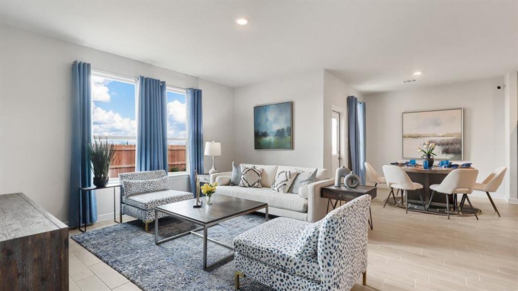 Furnished interior view inside a new home in Lankford Farms, Cleburne (Image 17).