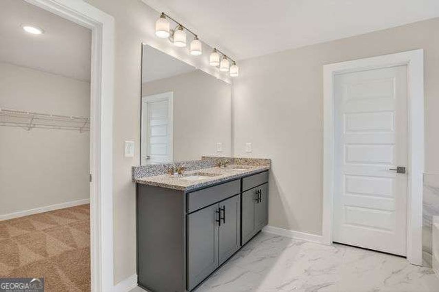 Furnished interior view inside a new home in Killian Manor at The Adares, Adairsville (Image 12).