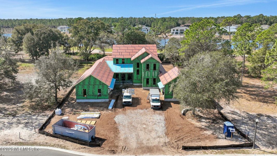 In-progress construction of a new home in , Jacksonville, FL (Image 3). In-progress construction of a new home in , Jacksonville, FL (Image 3).