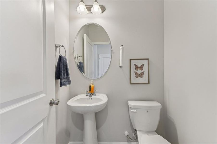 Furnished interior view inside a new home in The Hills at Cedar Creek, Winder (Image 22).