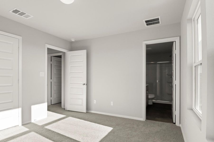 Spacious, unfurnished interior of a new home in Harvest Ridge, Elgin (Image 24).