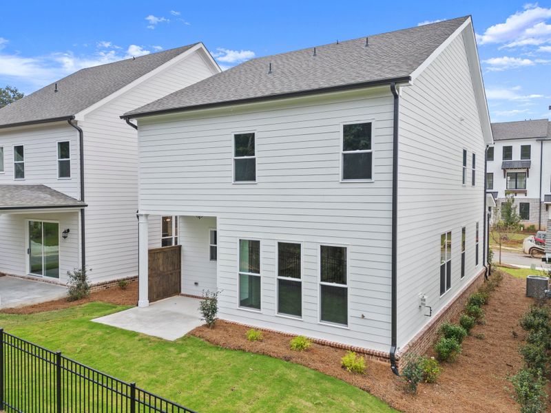 Representative exterior details of a home built from the The Castleberry by The Providence Group in Palisades Single Family, Cumming (Image 34).