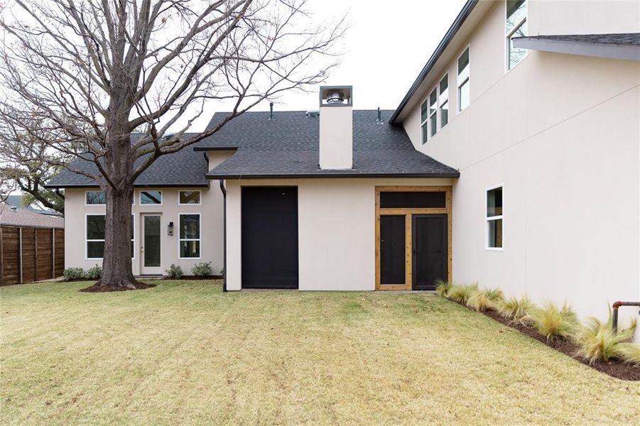 Exterior details and patio area of a home in , Dallas (Image 13).
