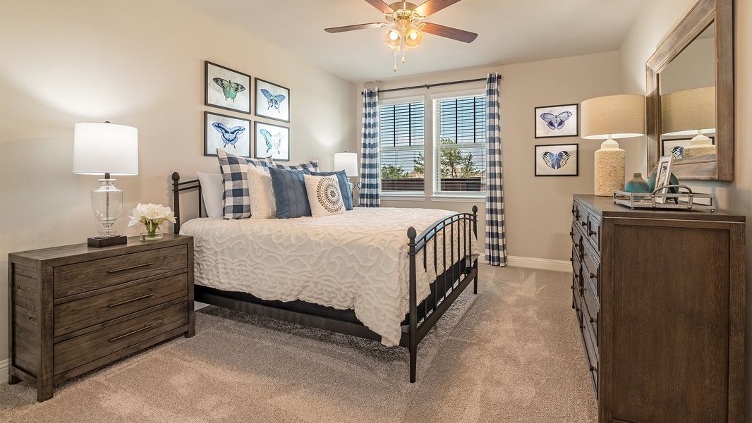 Furnished interior view inside a new home in Gatherings® at Twin Creeks, Allen (Image 16).