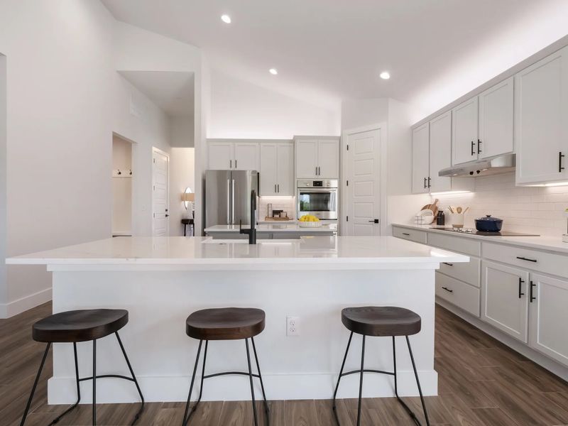 Representative furnished interior of a home built from the The Sunrise 50's by AHA Dream Homes, LLC in Whisper Valley, Manor (Image 9). Representative furnished interior of a home built from the The Sunrise 50's by AHA Dream Homes, LLC in Whisper Valley, Manor (Image 9).