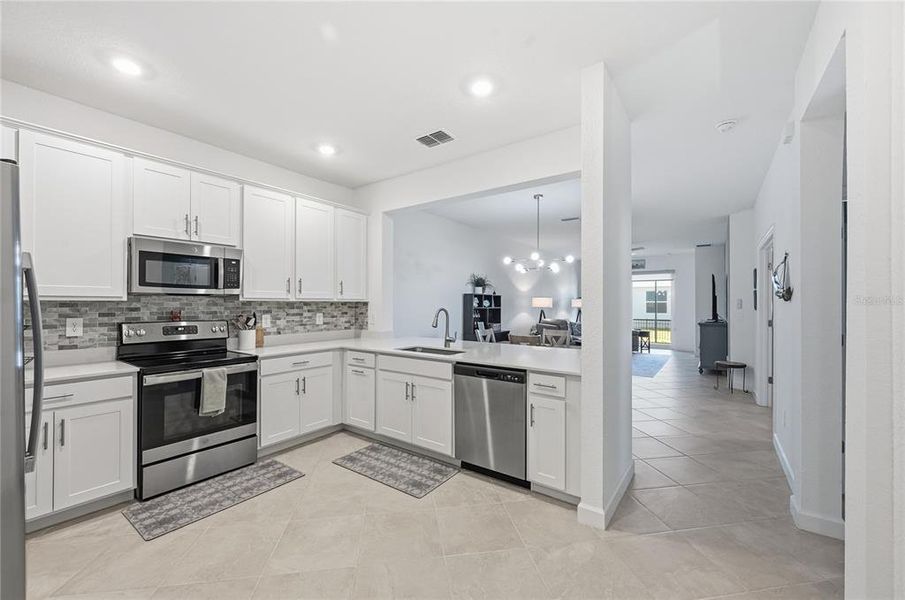 Furnished interior view inside a new home in , Englewood (Image 7).