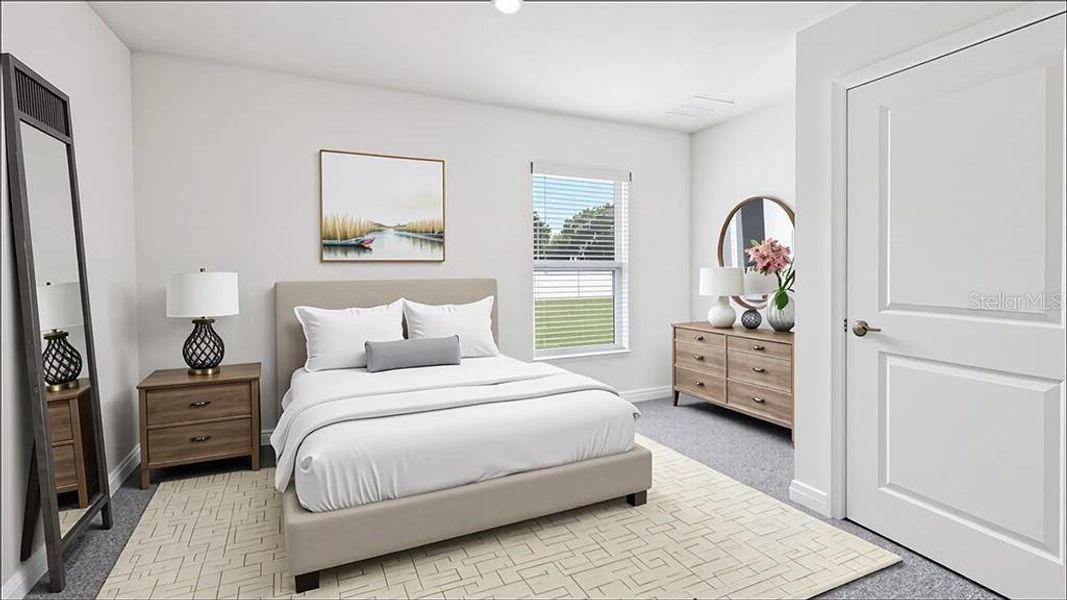 Furnished interior view inside a new home in Ocala Crossings South, Ocala (Image 9).