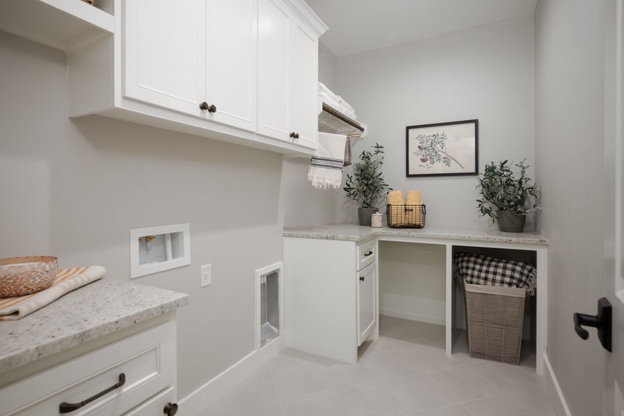 Representative furnished interior of a home built from the The Sophie by Reece Homes in Traditions, Bryan (Image 41).