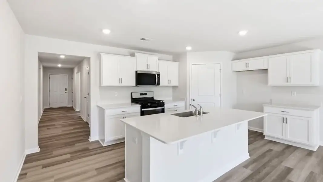 Furnished interior view inside a new home in Waverly Station, Greenwood (Image 10).