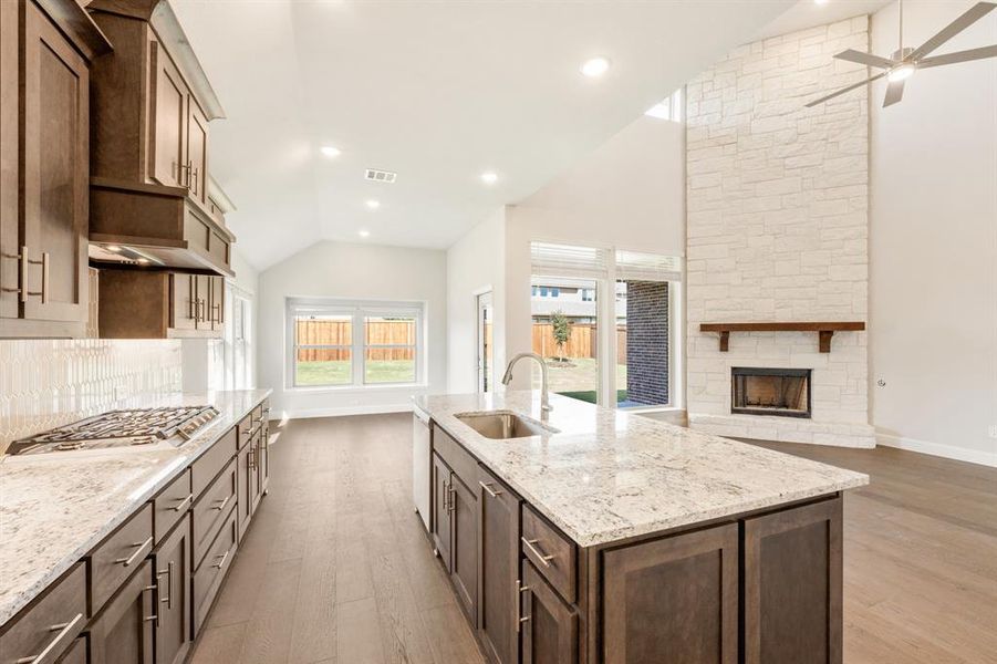 Furnished interior view inside a new home in Liberty, Melissa (Image 8). Furnished interior view inside a new home in Liberty, Melissa (Image 8).